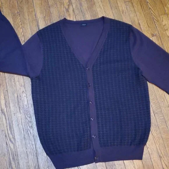 Haggar Sweaters Vintage 9s Wool Blend Cobain Grandpacore